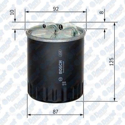 BOSCH F026402065 Dizel Yakit Filtresi A 160 Cdi A 180 Cdi A 200 Cdi B 180 Cdi B 200 Cdi C 180 Cdi C C 200 Cdi C 220 Cdi C 250 Cdi
